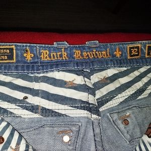Rock Revival Macys Mens Jeans 32x34 Aj 